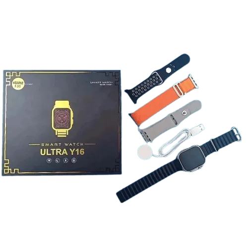 Ultra Y16 Smart Watch (4 Straps FREE) 